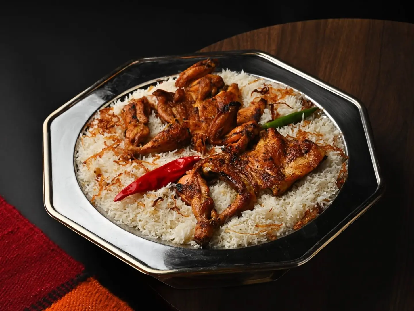 حبة دجاج مظبي رز بشاور