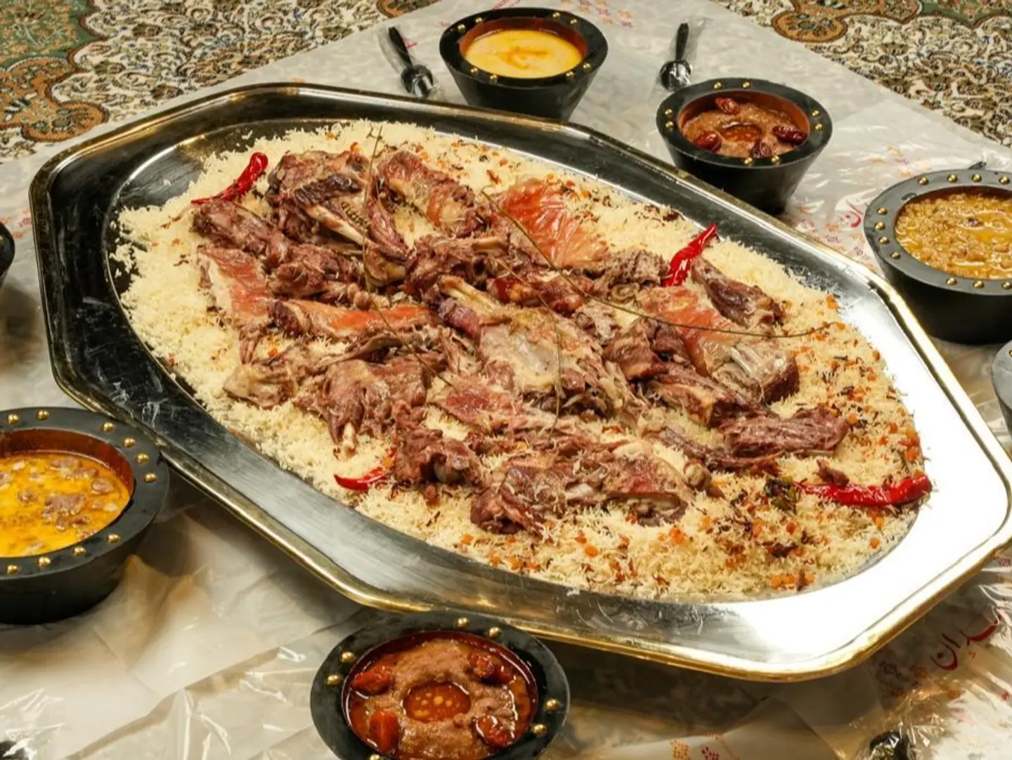 تيس كامل حنيذ رز بشاور