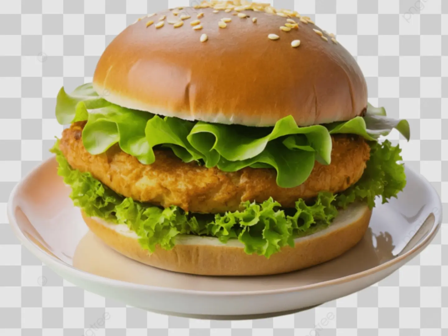 Chicken Burger - Grilled Chicken Burger Combo