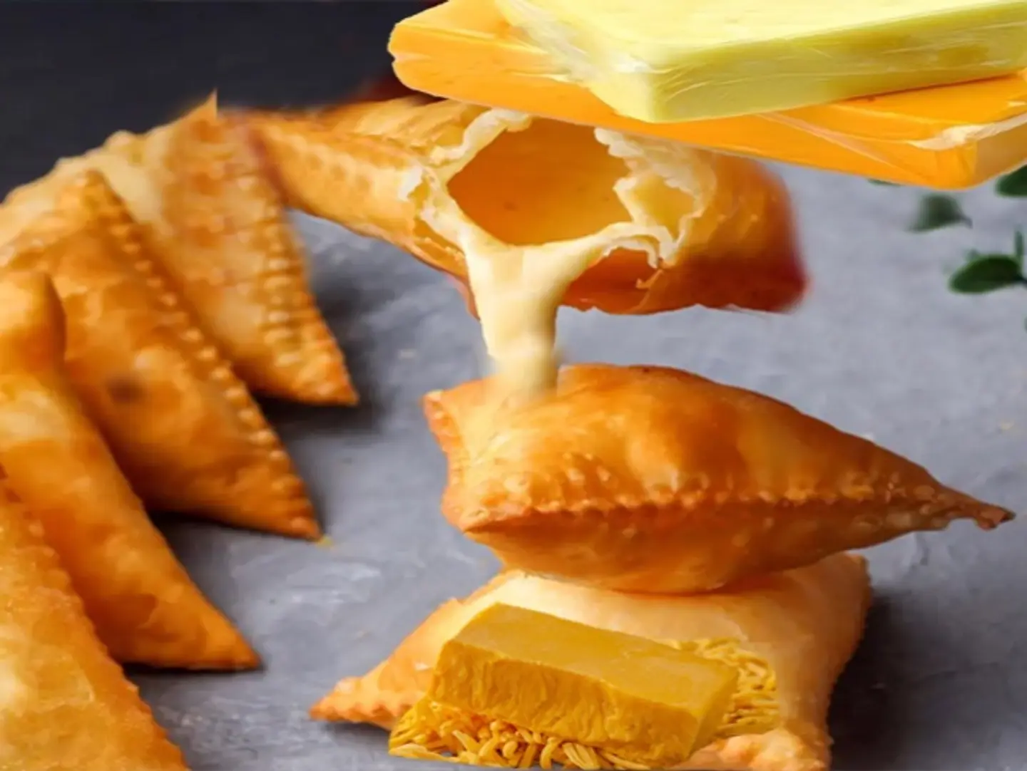 Cheddar Cheese Puff Sambosa