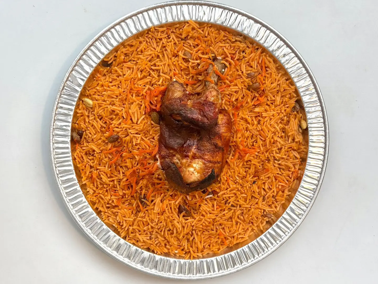 Half Grilled Chicken With Bukhari Rice