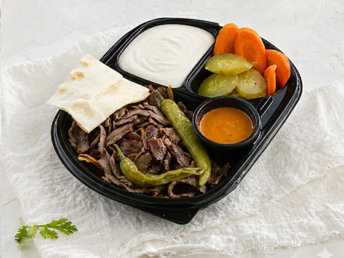 Meat Strips Plate