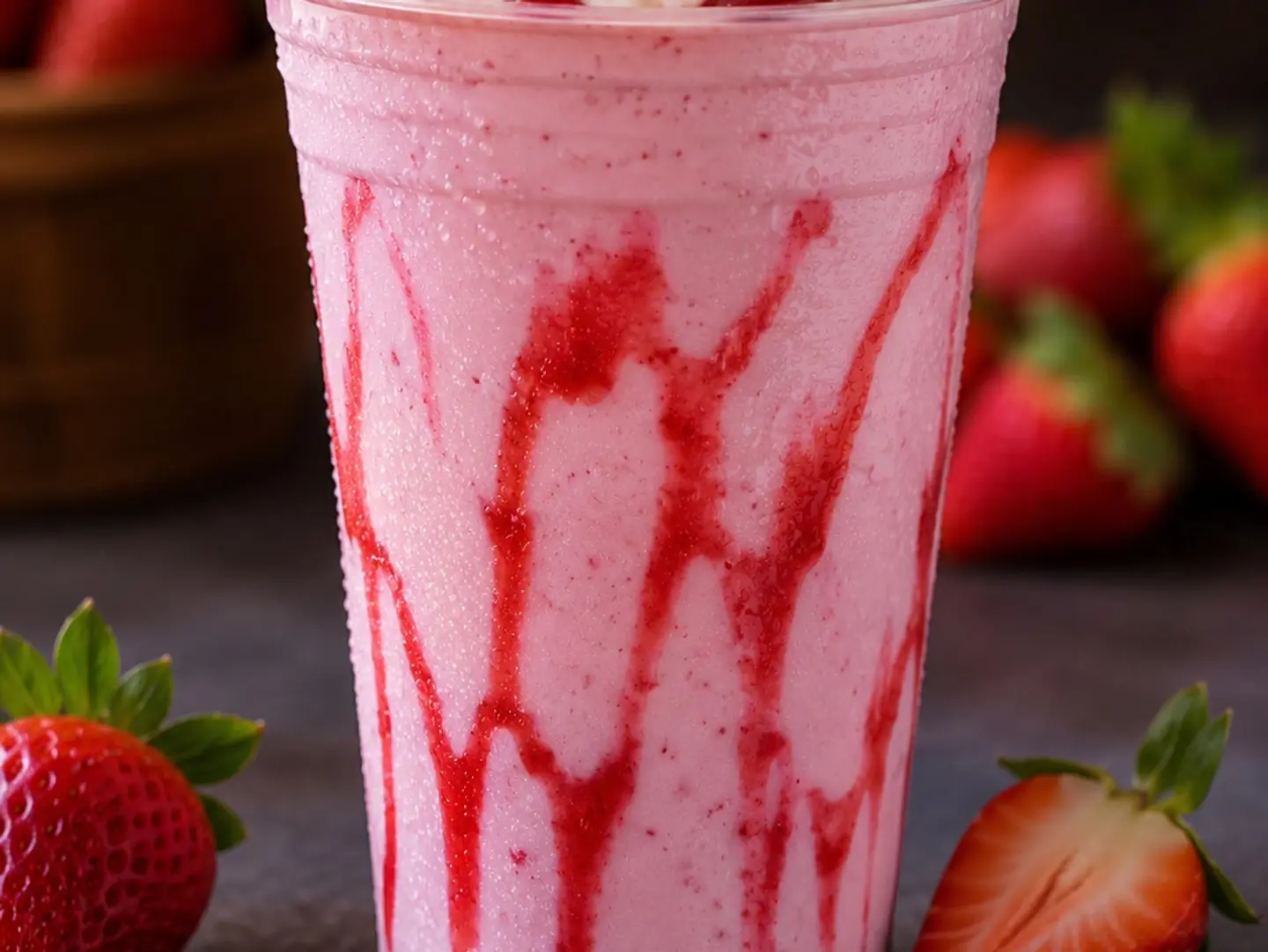 Strawberry Milk Shake - Small