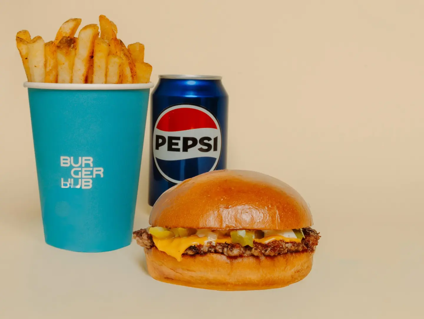 Single Smash Burger Combo