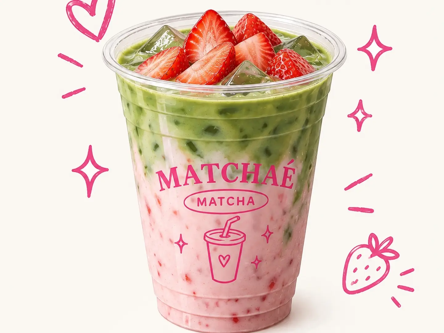 Strawberry Matcha