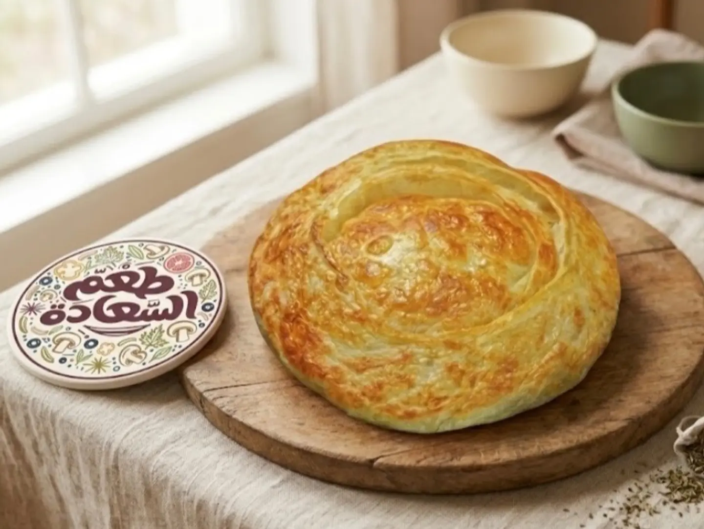 Sharing Al Saada Pie