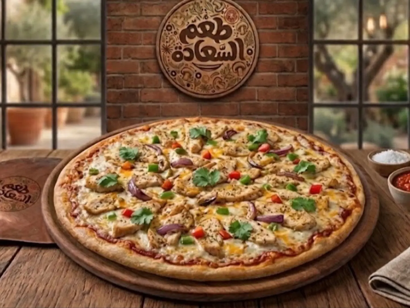 Sausage Pizza - Middle