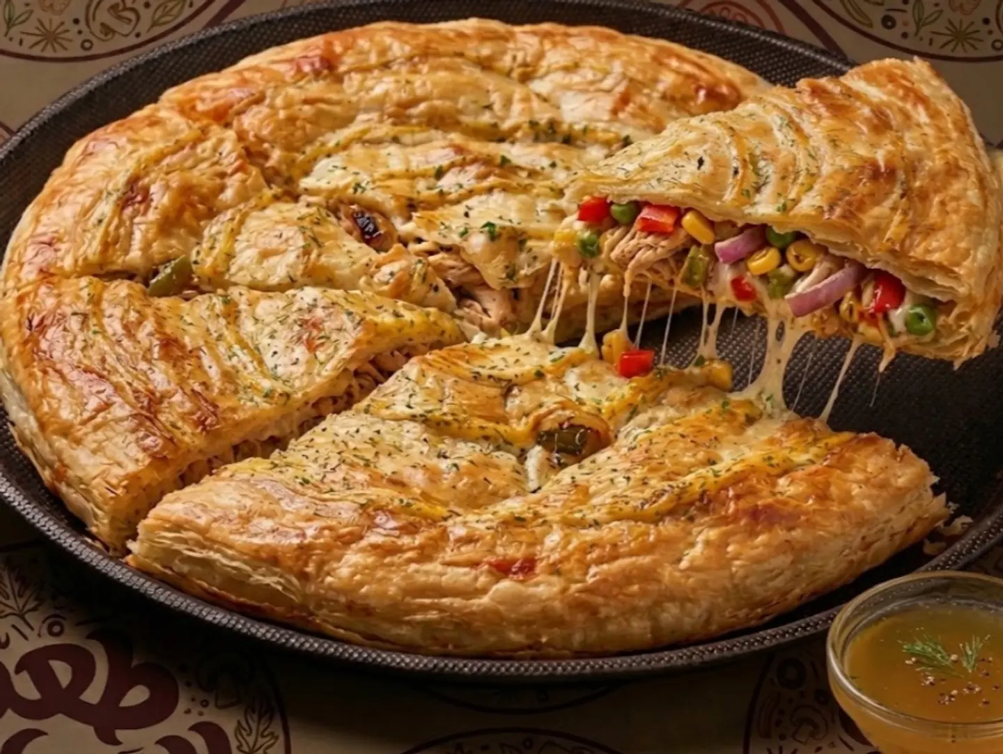 Mixed Chicken Feteer - Middle