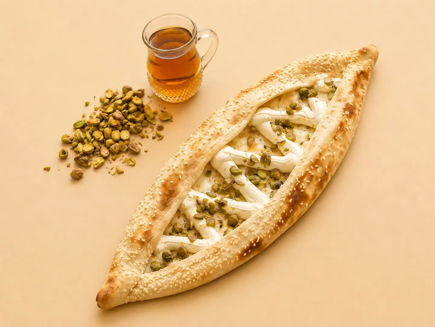 Labneh Manageesh With Honey