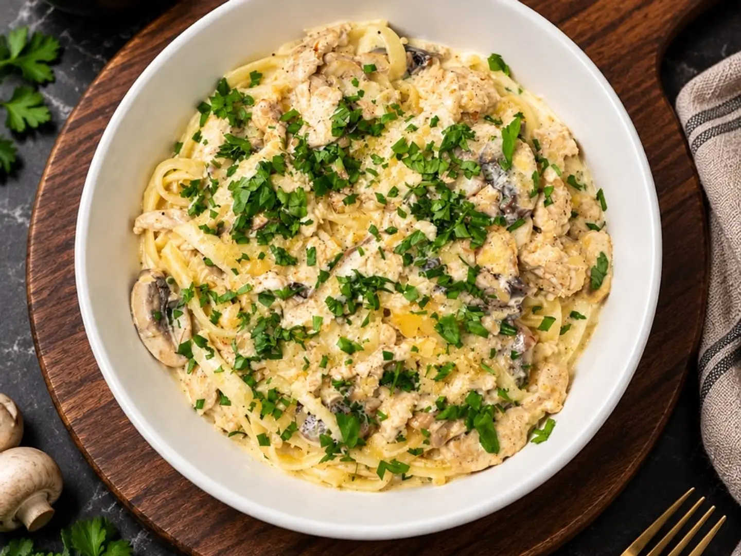 Fettuccini Alfredo Chicken