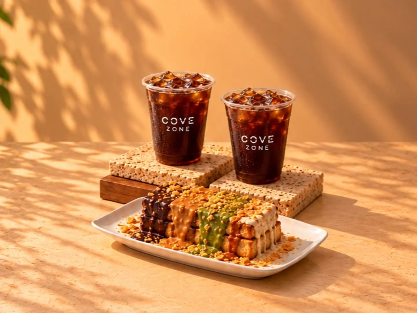 Two Large Ice Coffee Day + French Toast