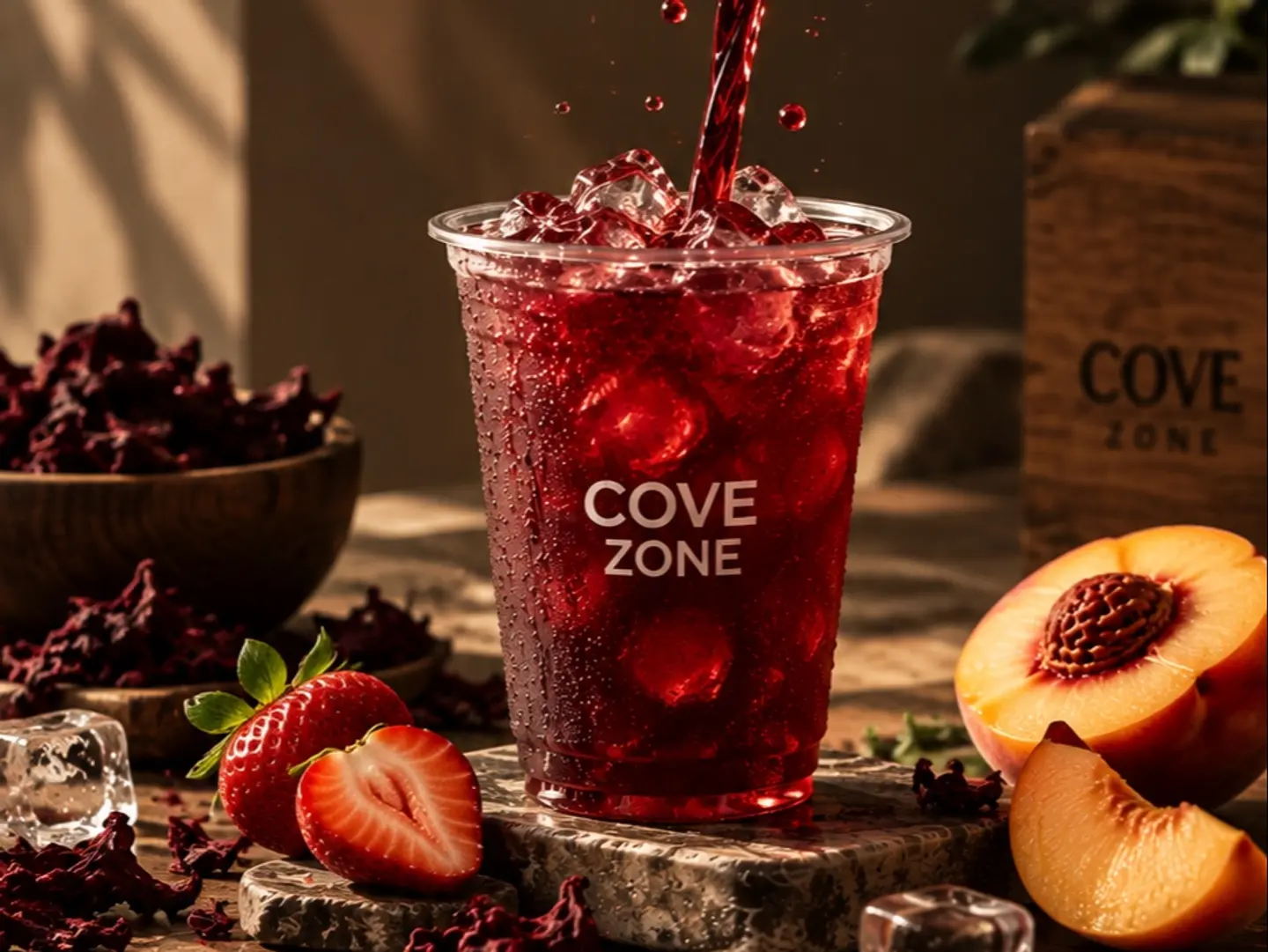 Iced Hibiscus Tea - Large