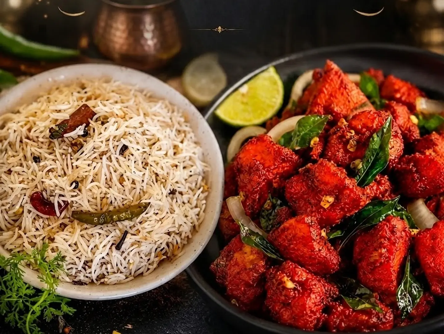 Bagara Dalcha & Chicken 65