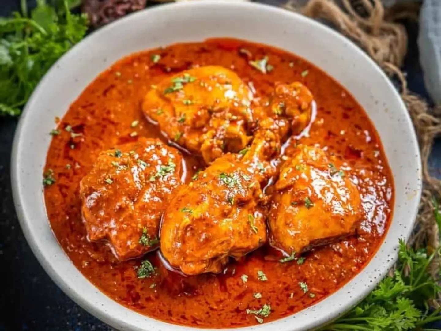 Chicken Achari & Rice
