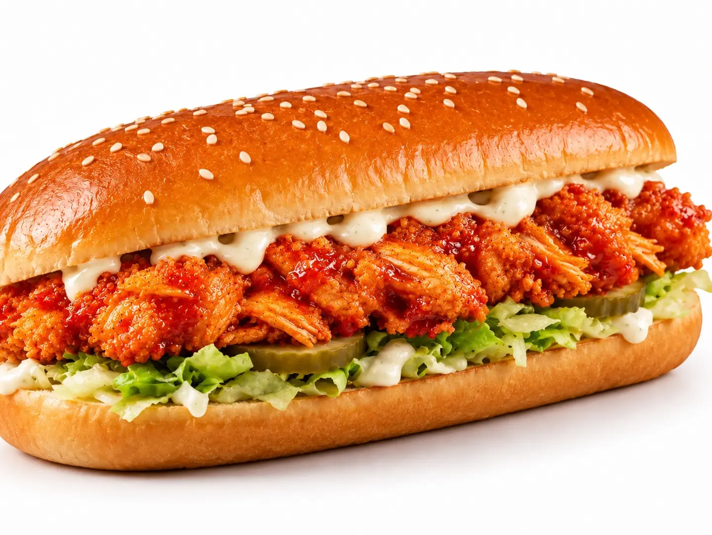 Spicy Chicken Strips Sandwich