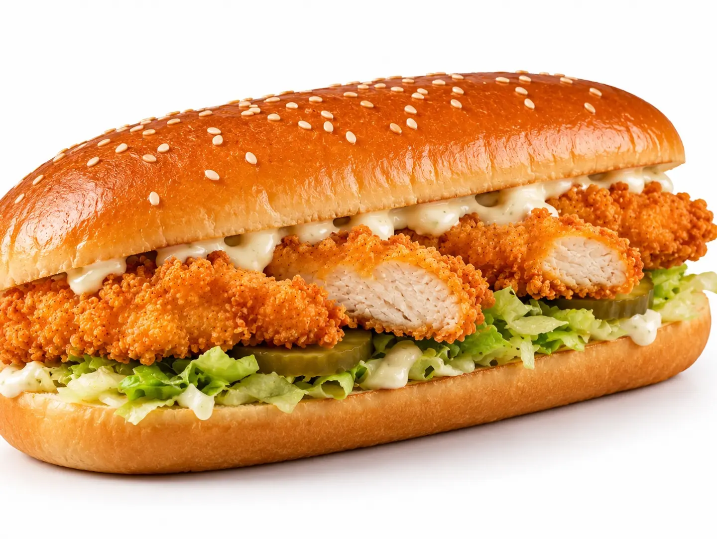 Regular Chicken Strips Sandwich