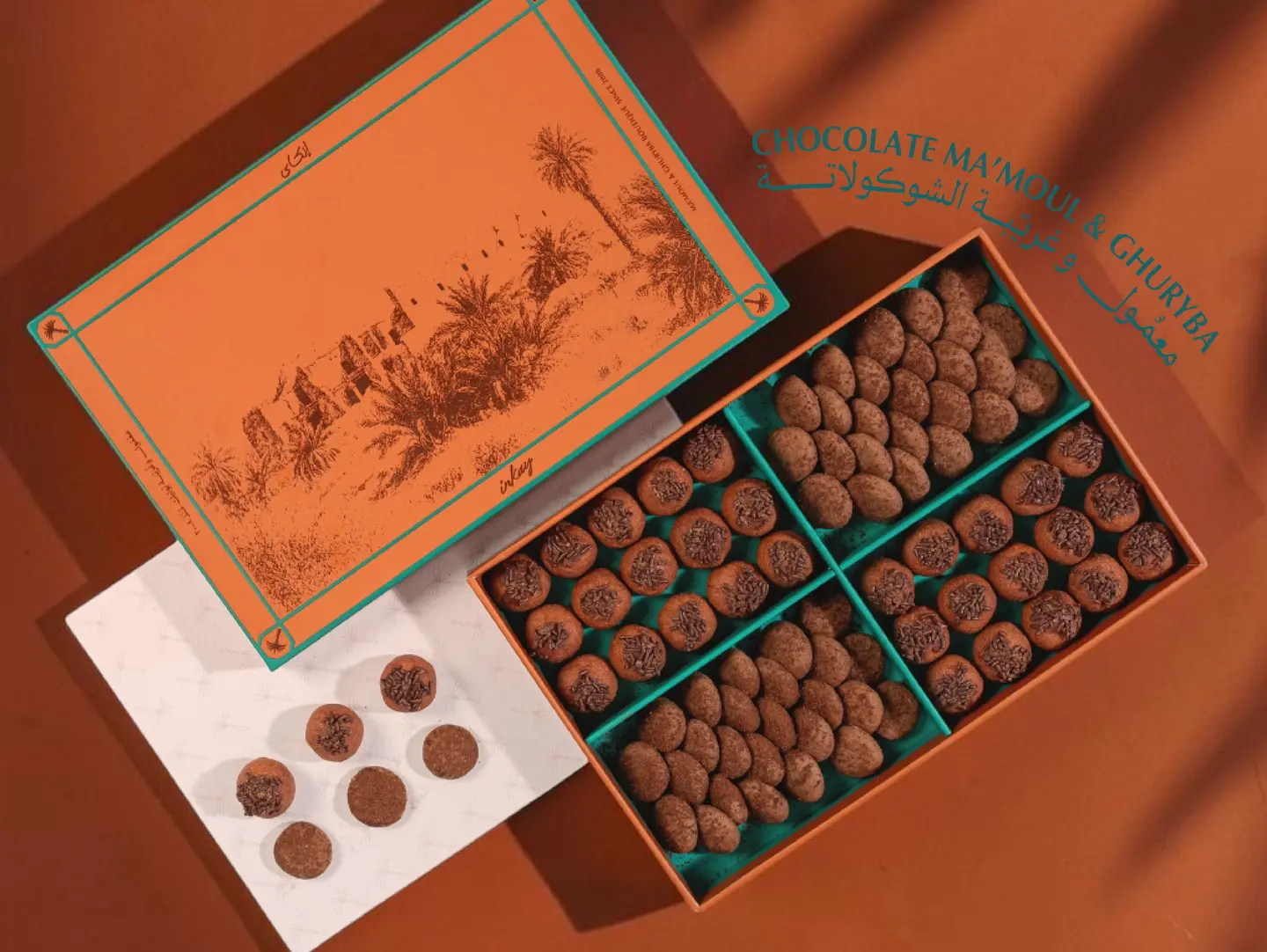Chocolate Mamoul & Ghurayba