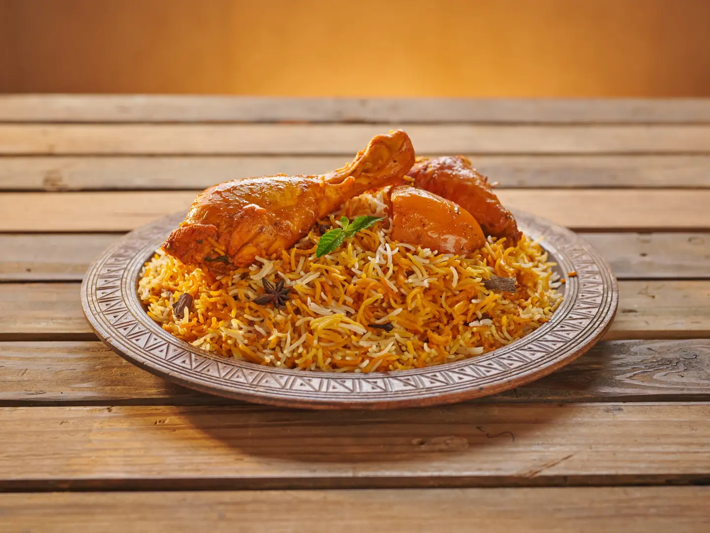 Chicken Biryani 2 Pcs