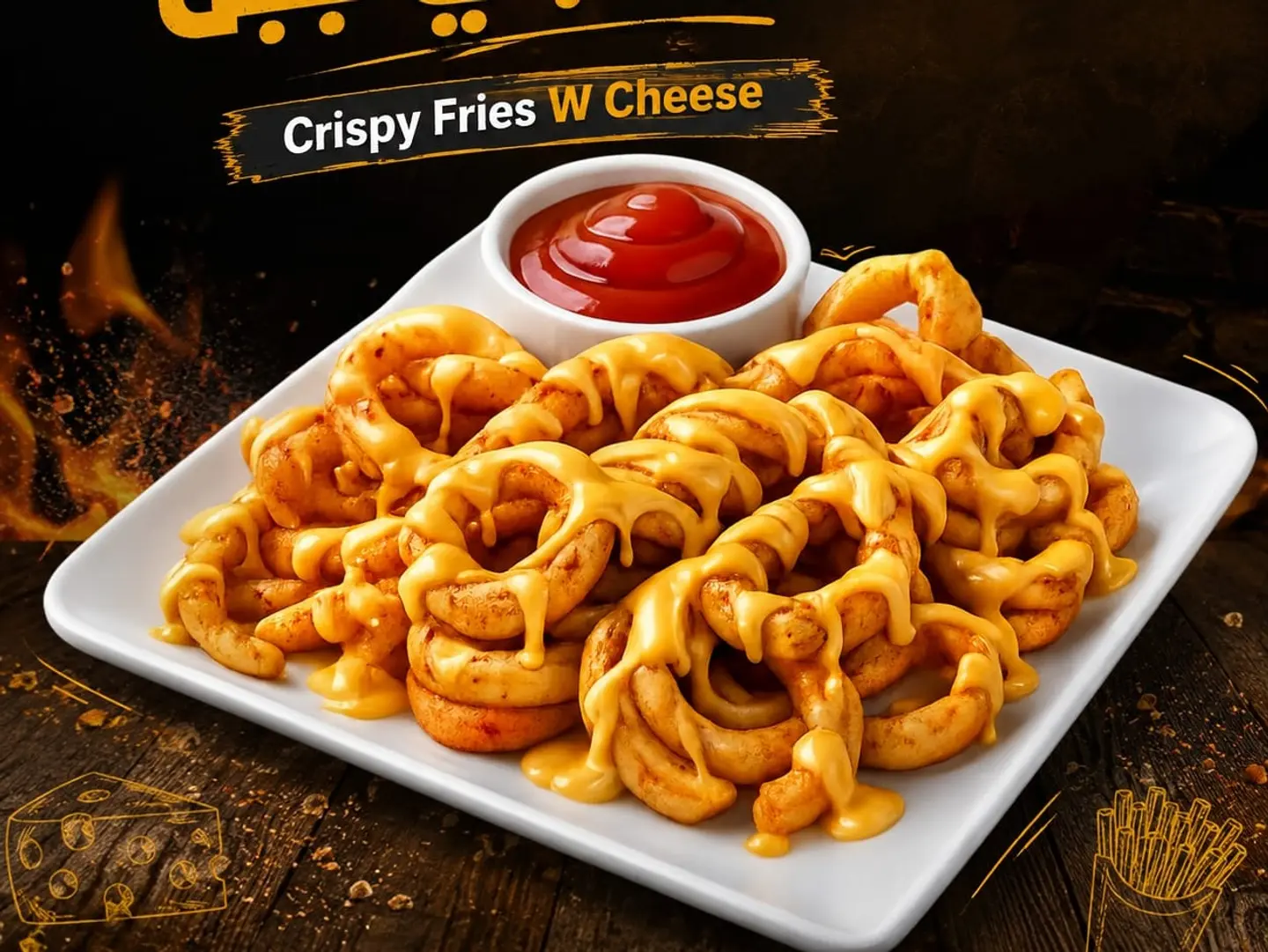 Crispy Cheese Fries