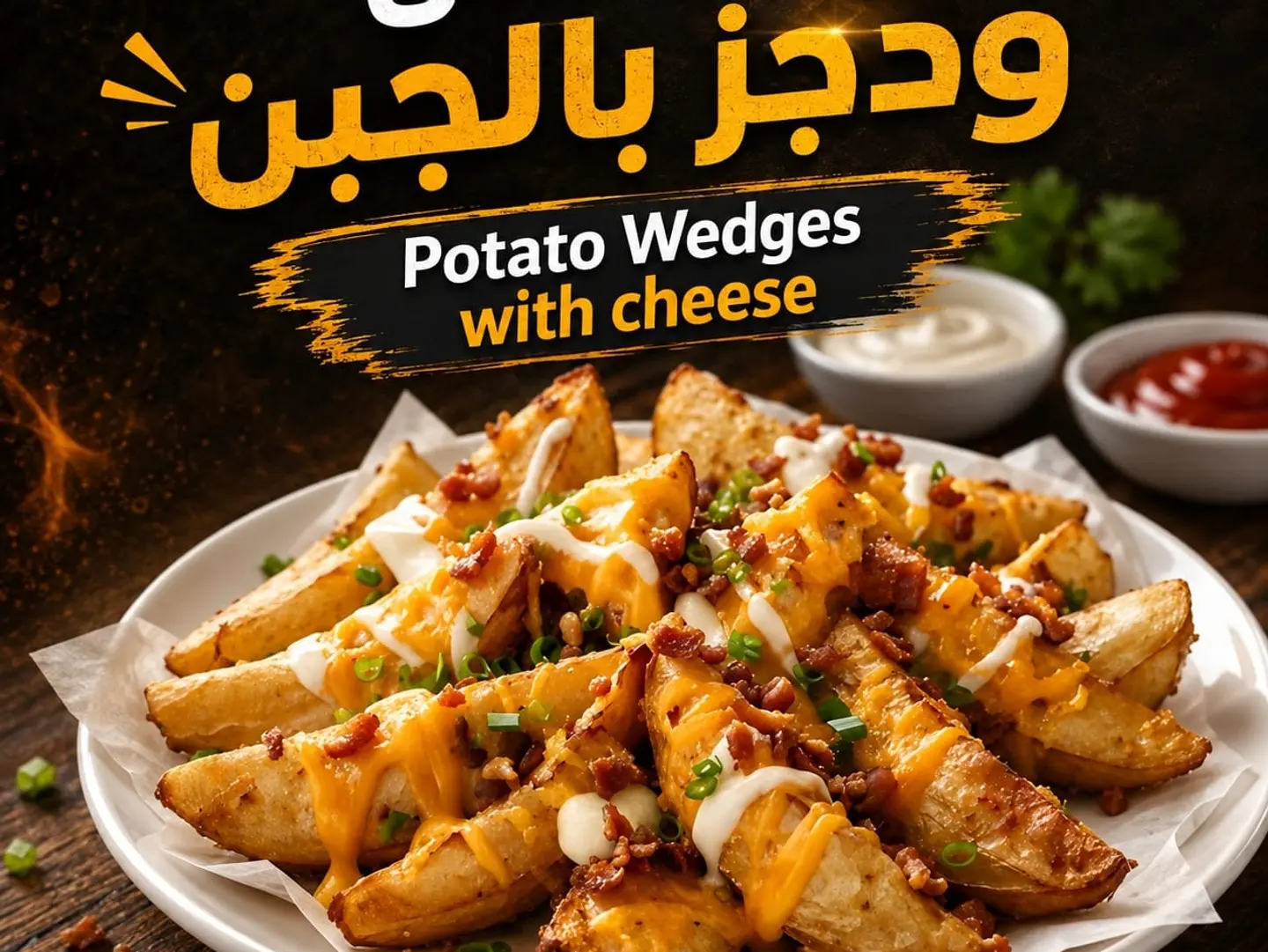 Cheese Potato Wedges
