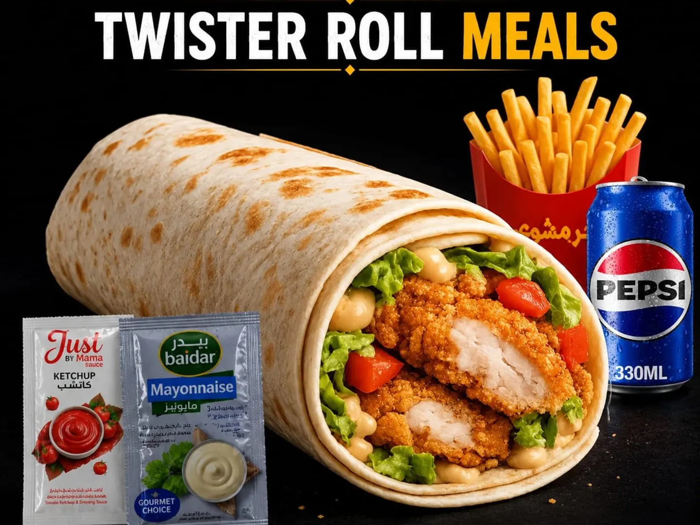 Toaster Roll With Cheese Meal