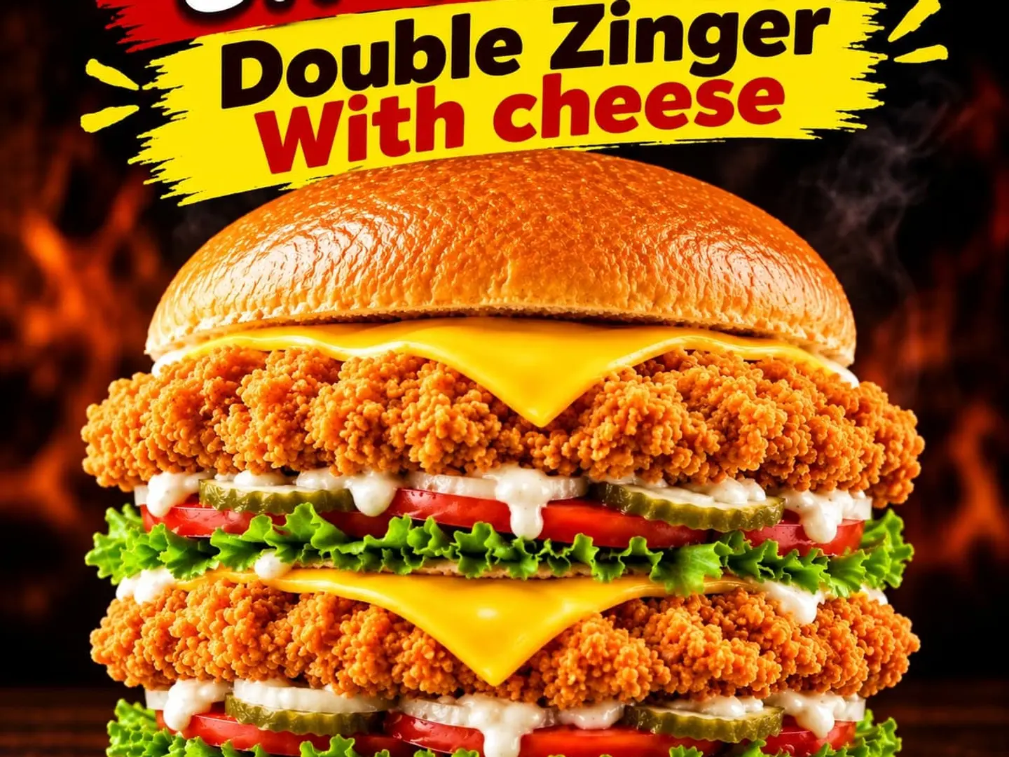 Double Zinger With Cheese