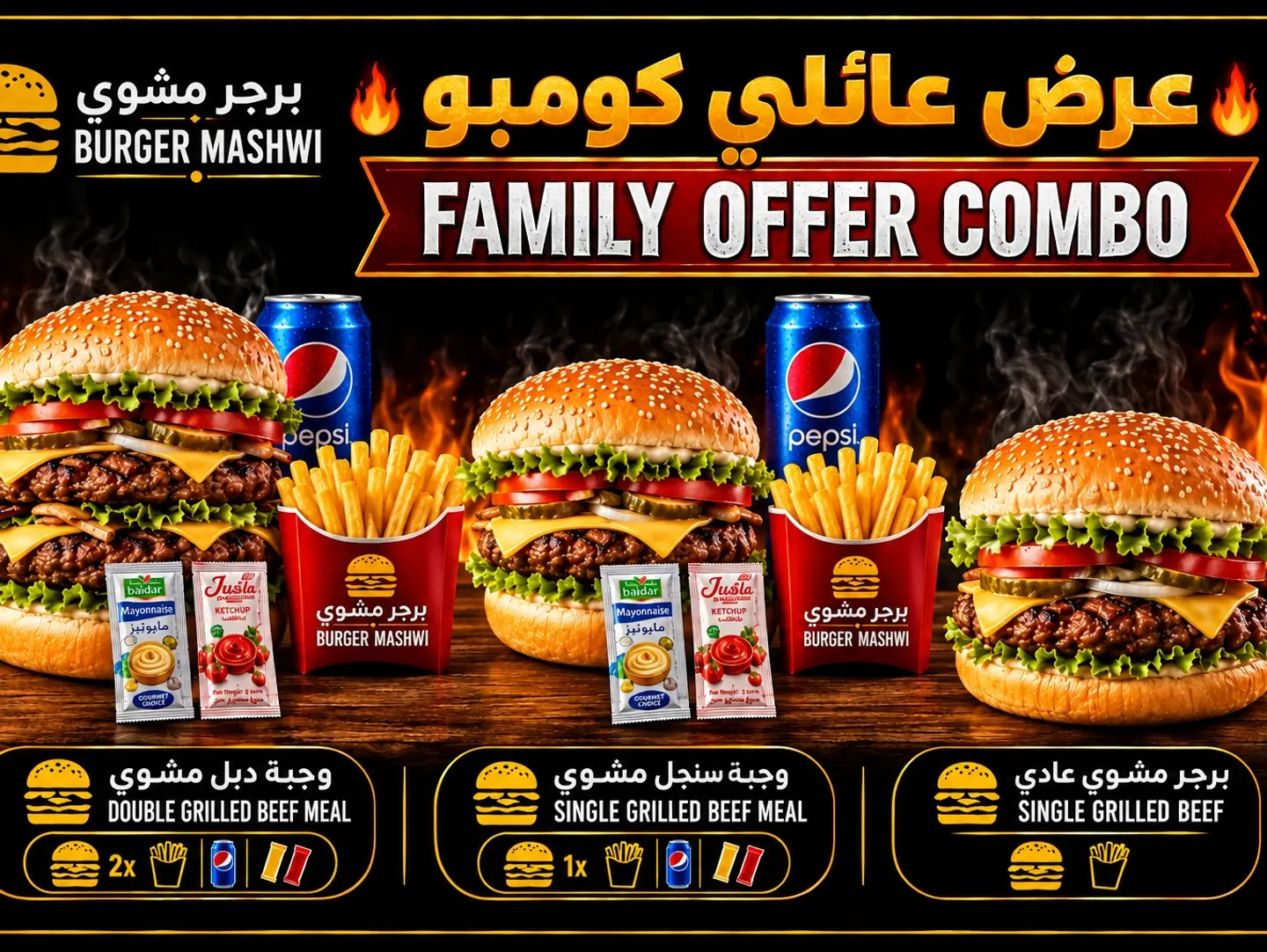 Family Burger Combo