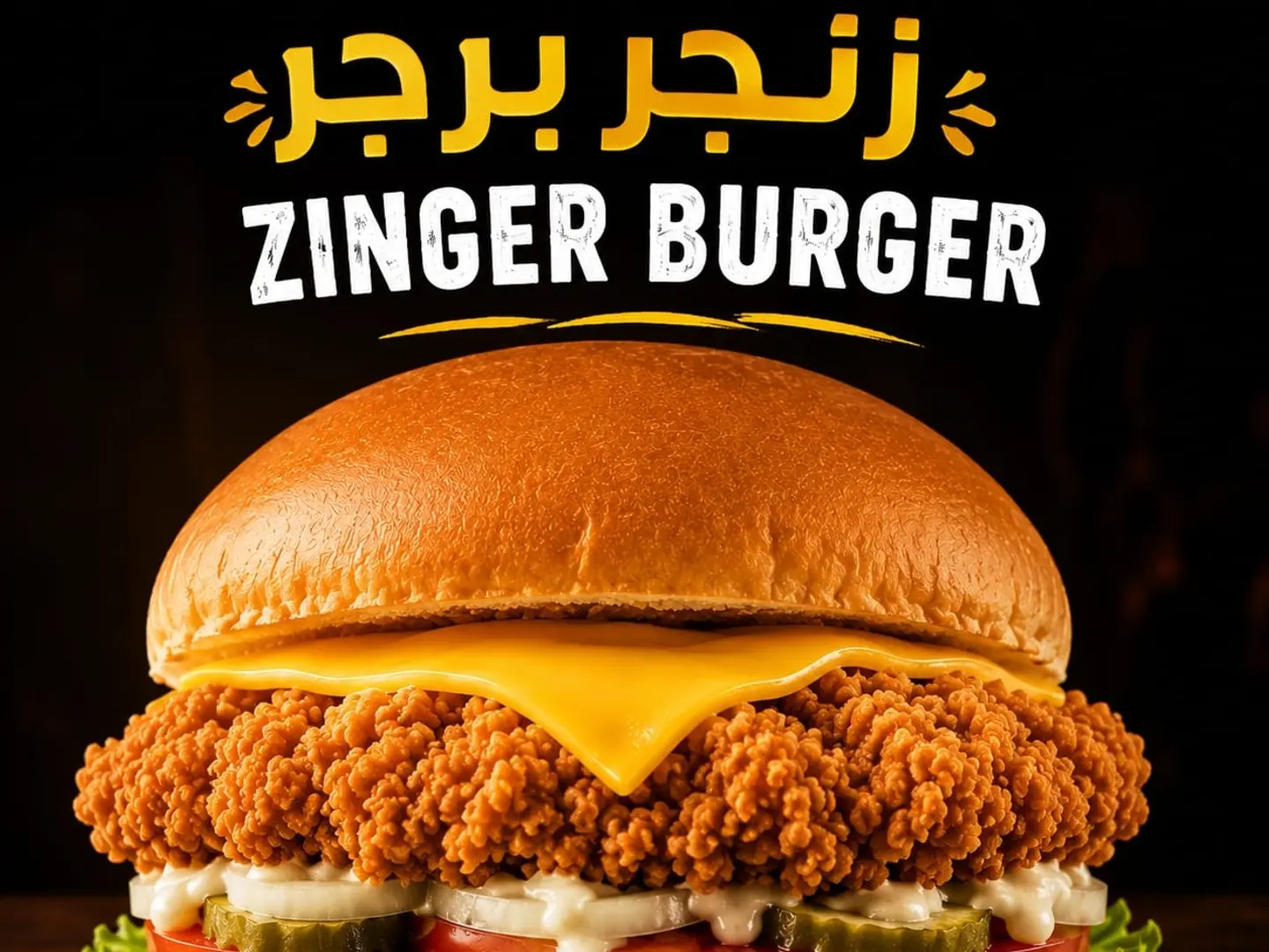 Zinger Burger With Cheese