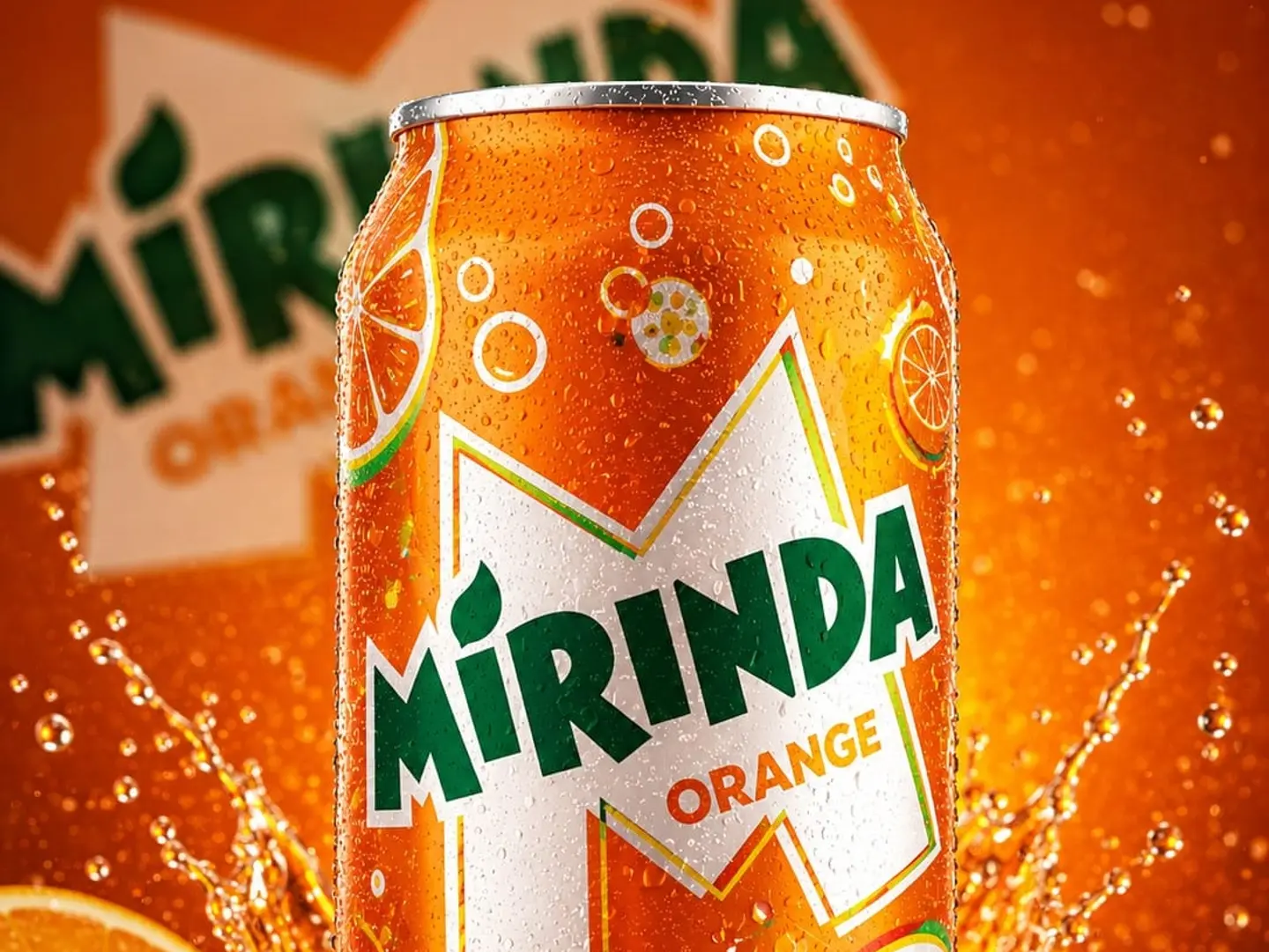 Orange Mirinda Drinks