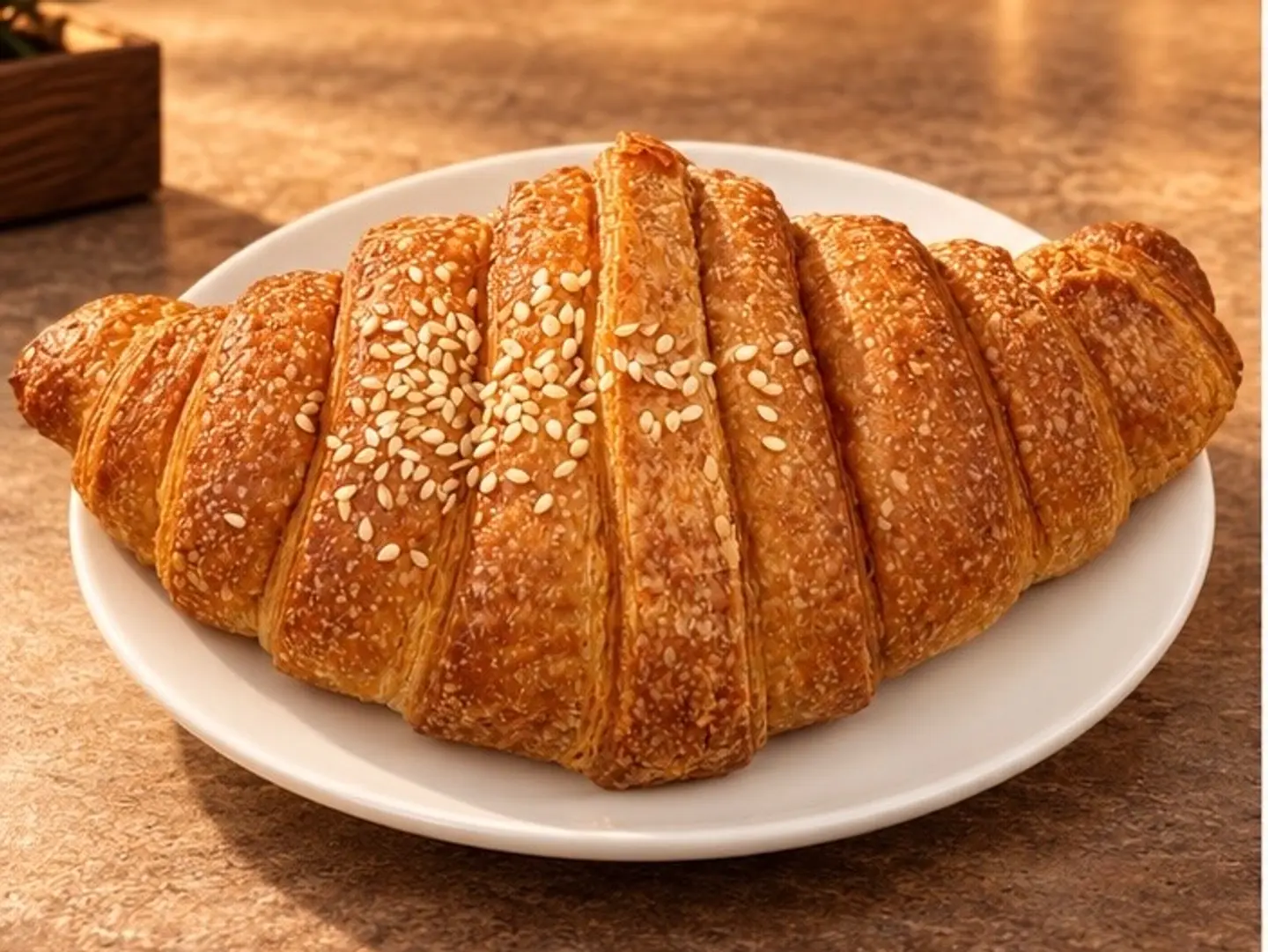 كرواسون بالزعتر