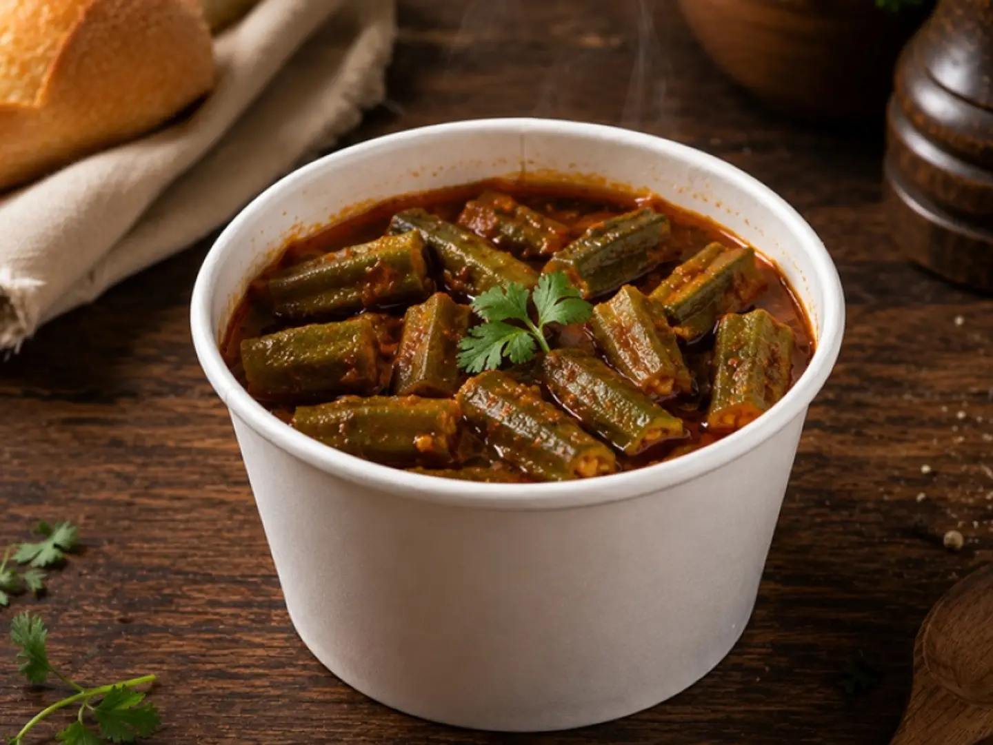 Okra With Meat