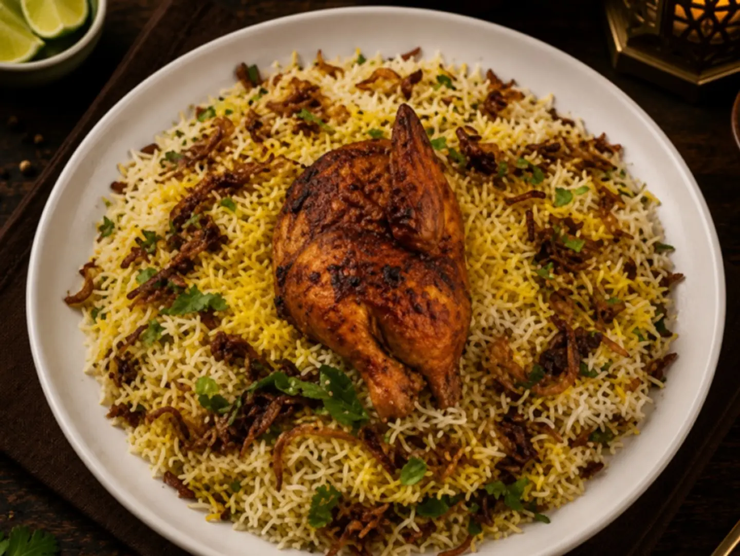 Biryani Meal With Half Chicken