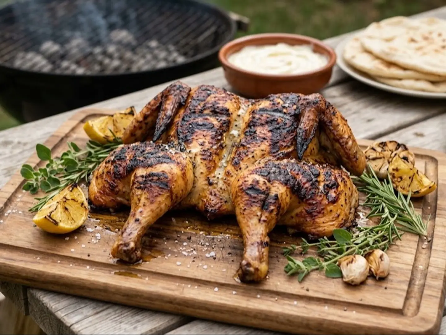 Whole Charcoal Grilled Chicken