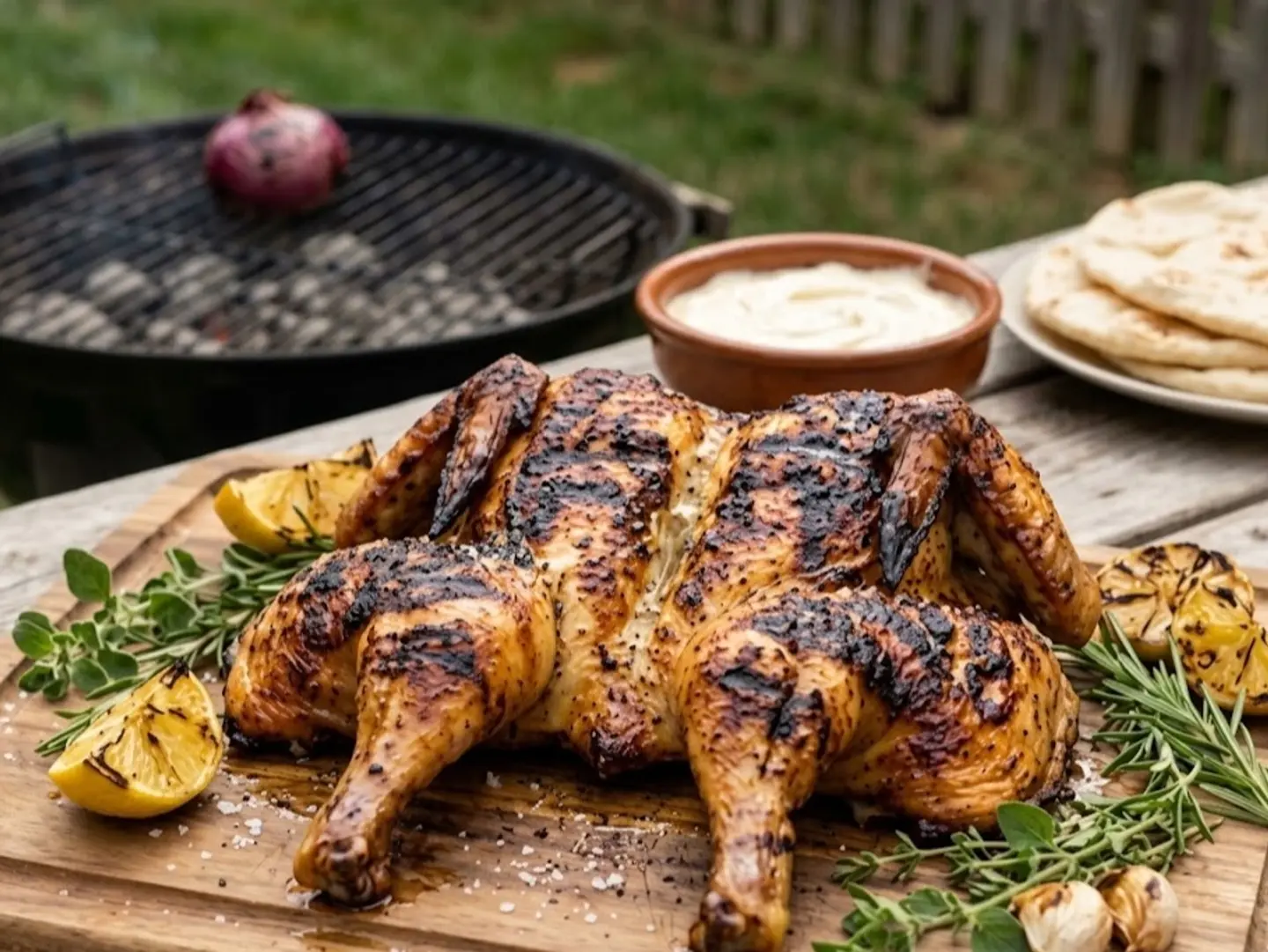 Half Charcoal Grilled Chicken