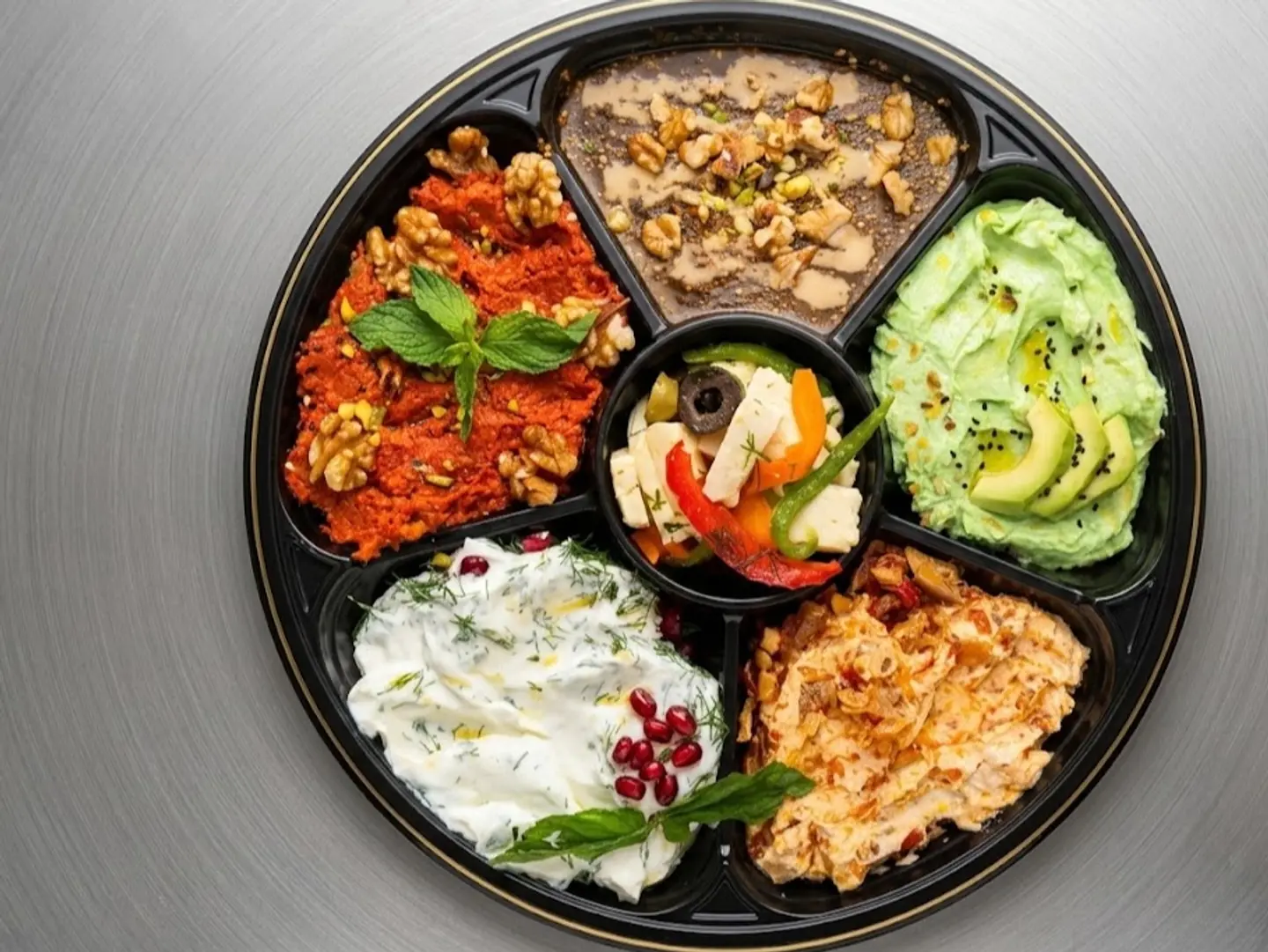 Mixed Breakfast Platter Without Cheese