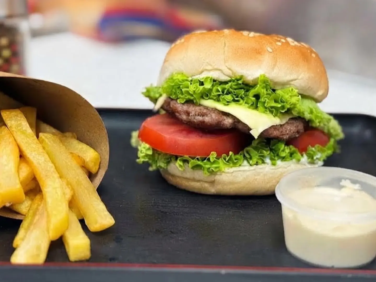 Burger Charcoal Grilled
