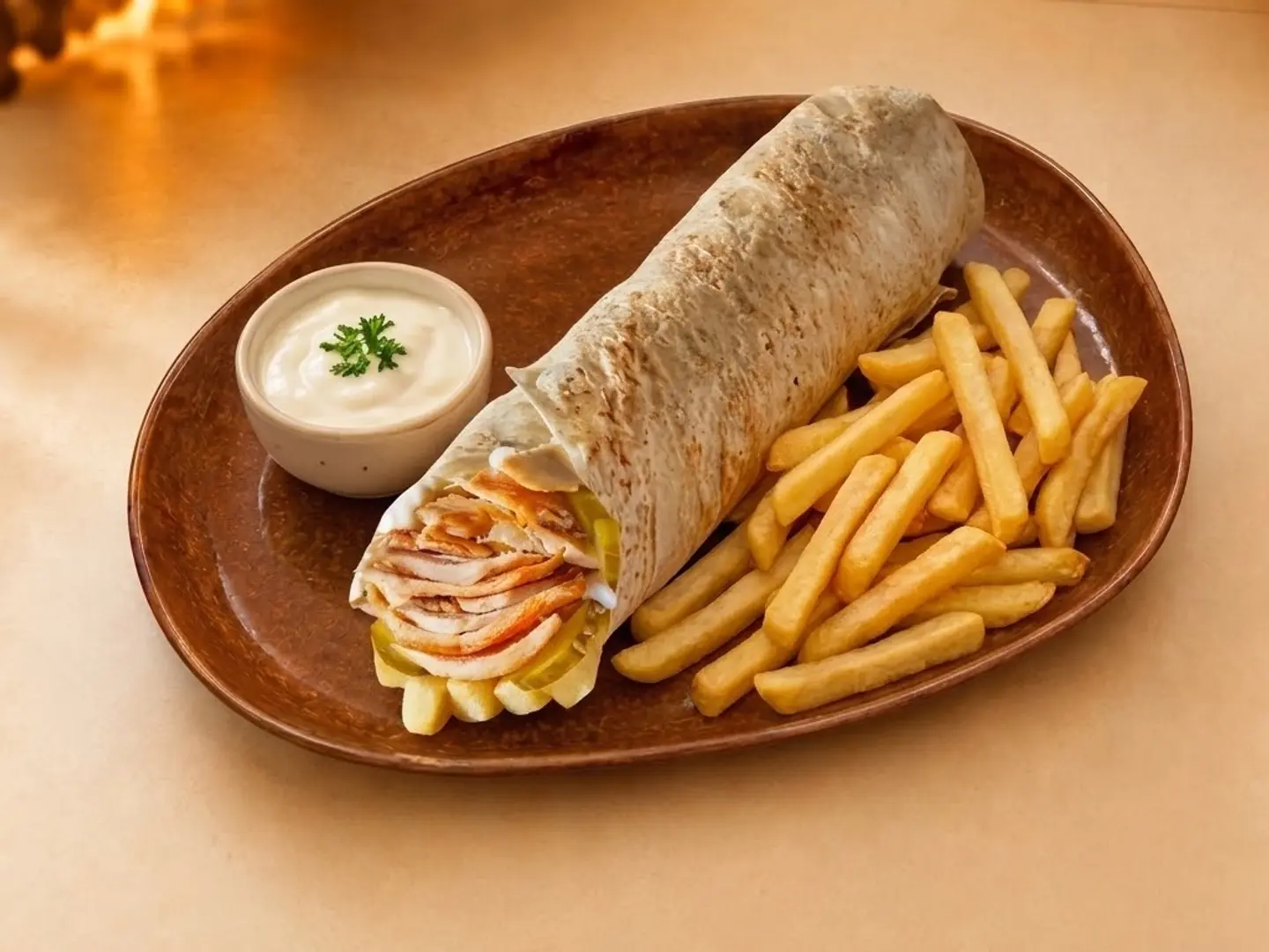Saj Chicken Shawarma - Medium