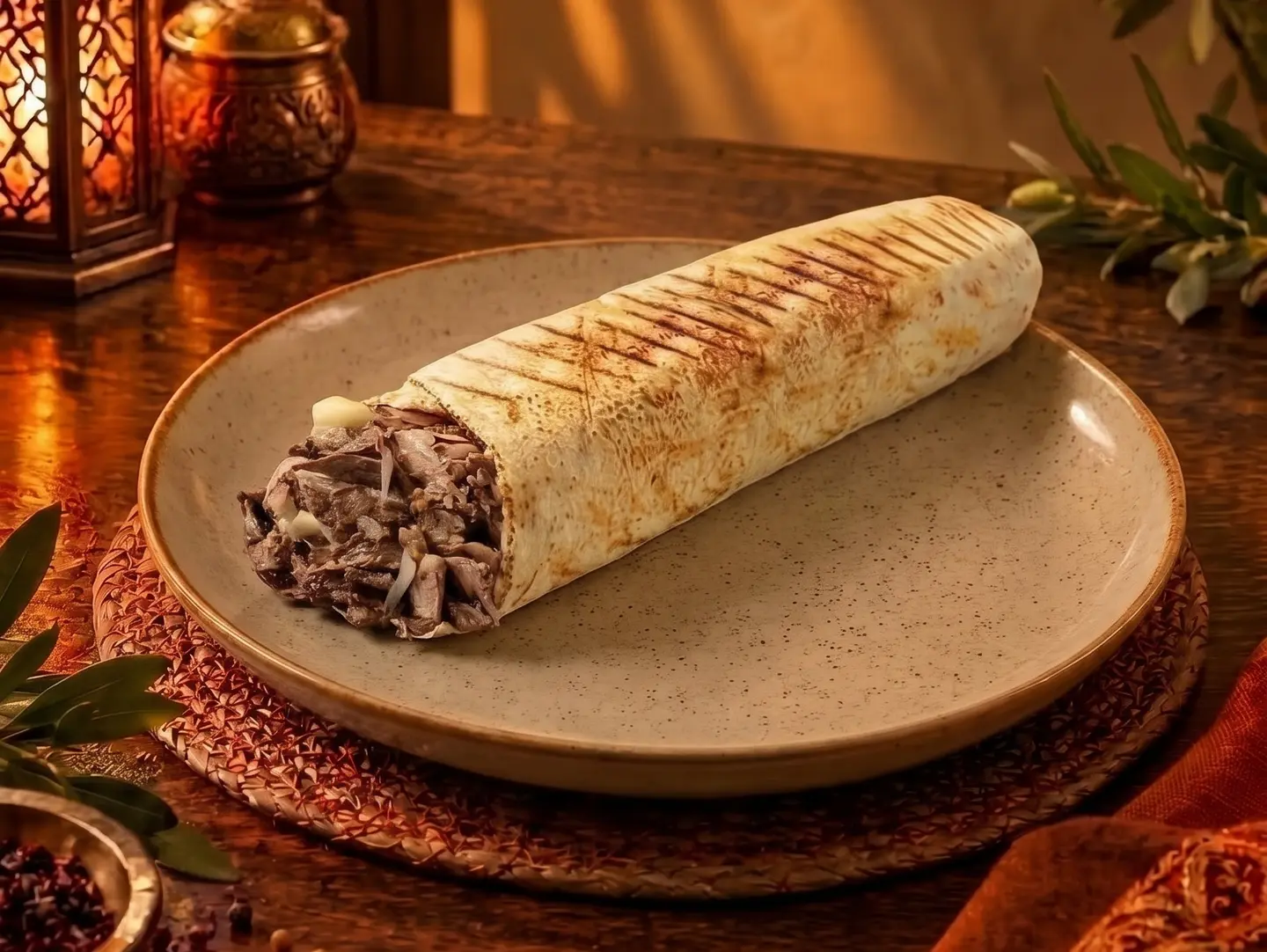Saj Meat Shawarma - Medium