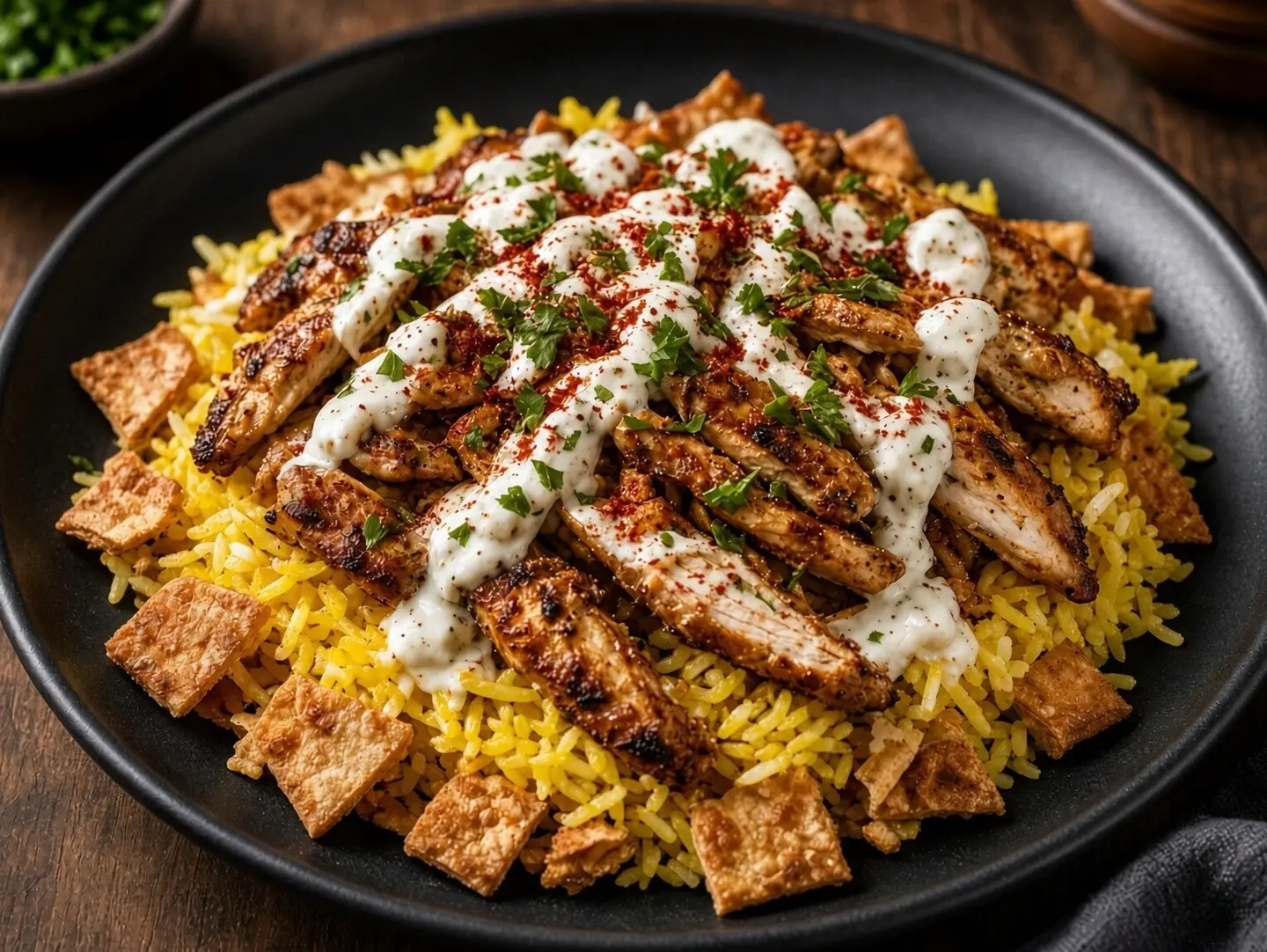 فته شاورما دجاج