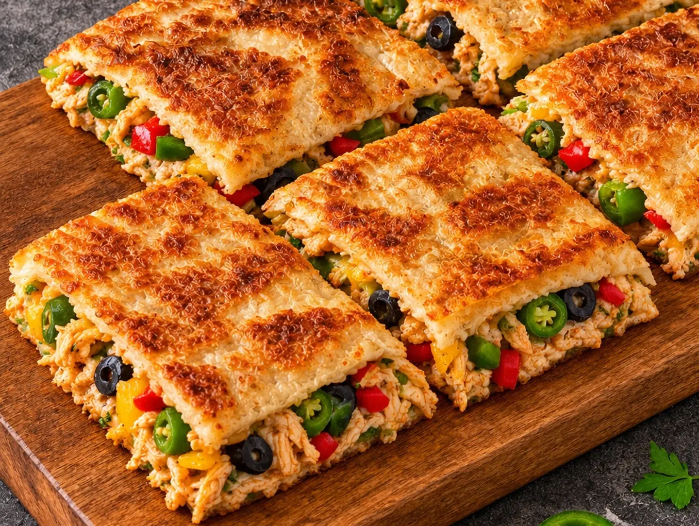 Chicken Fajitas Pie