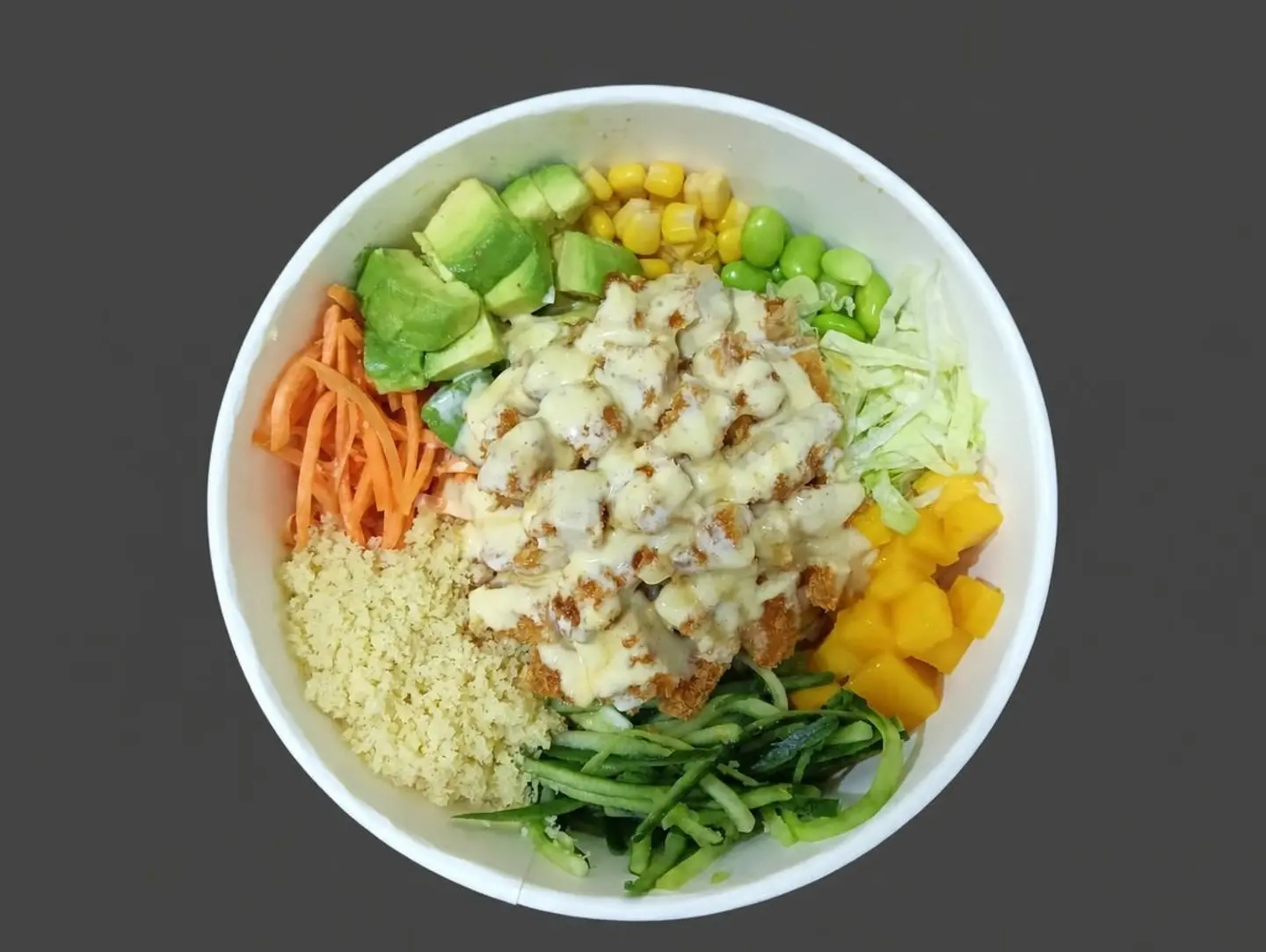 Fusion Chicken Poke Bowl