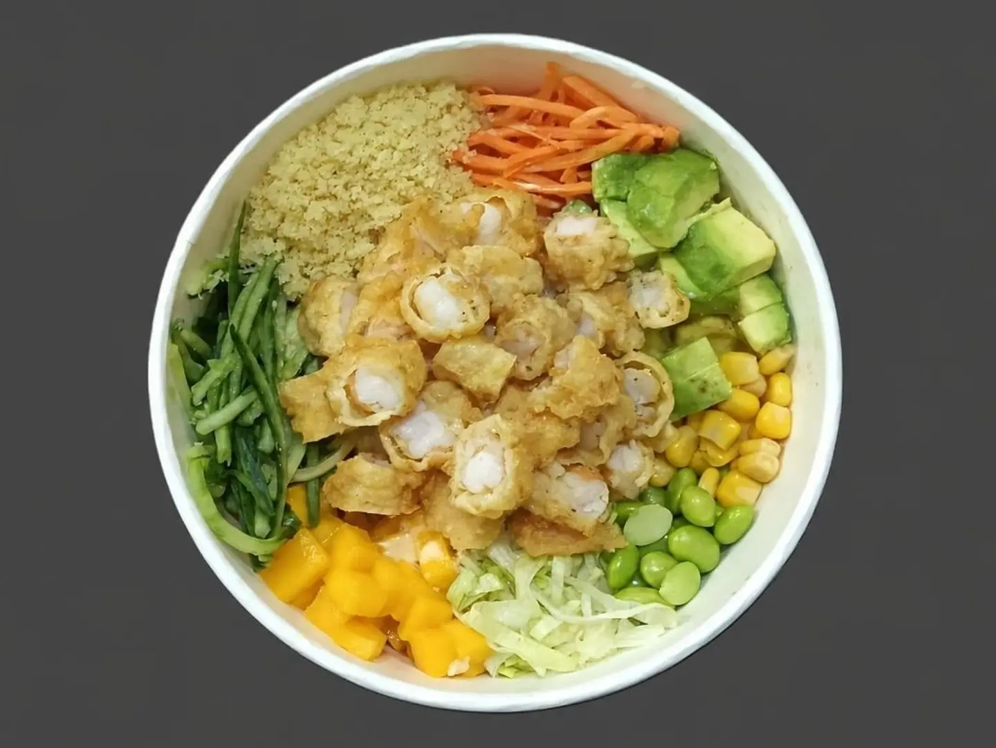 Tahini Shrimp Poke Bowl