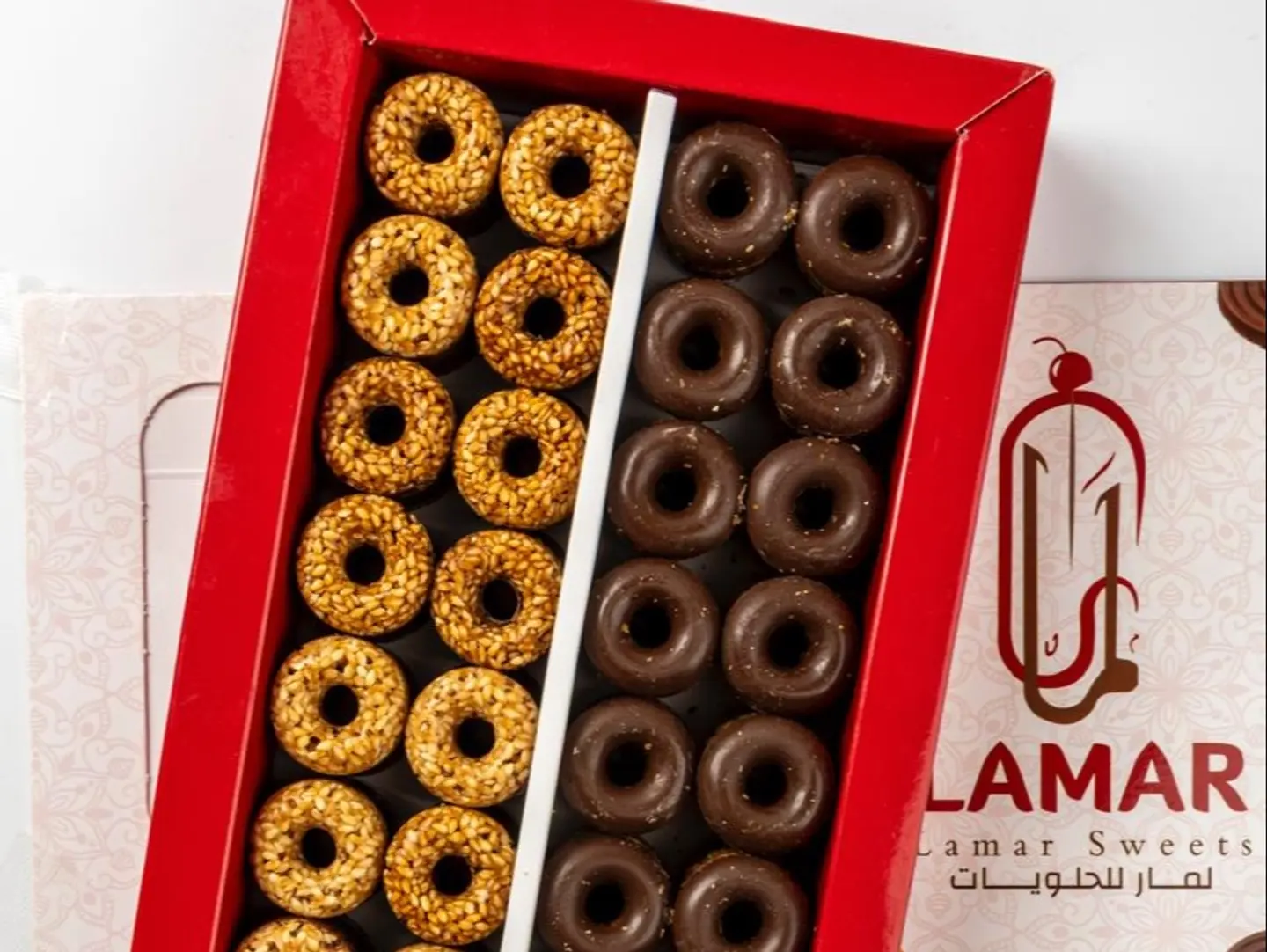 Sesame Chocolate Donut
