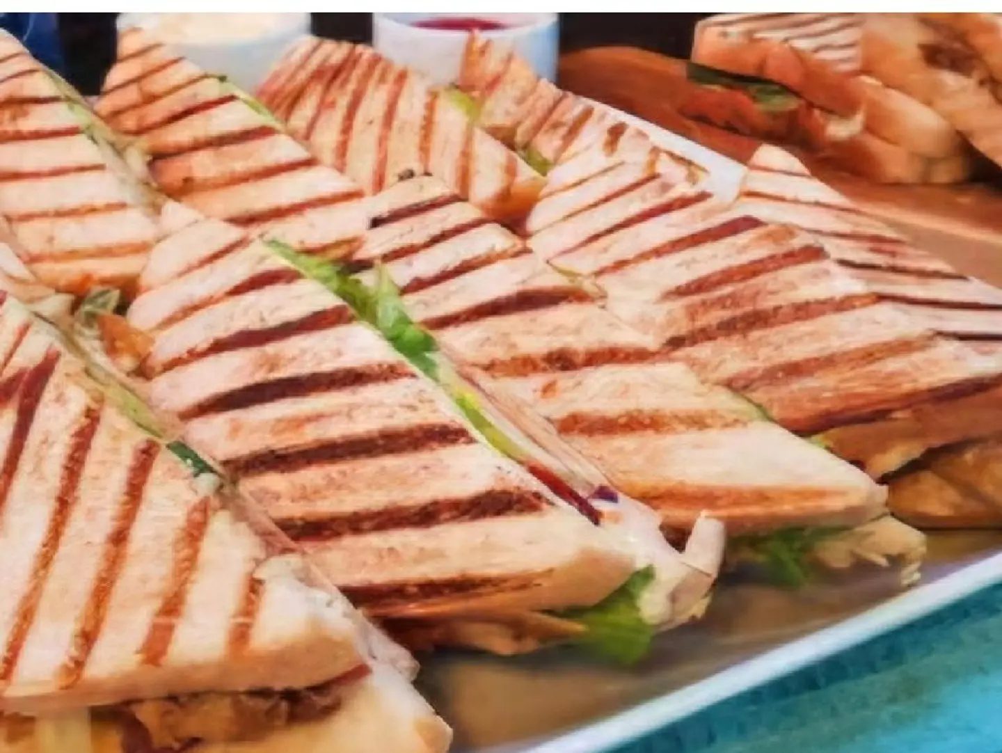 Large Chicken Shawarma Toast Sandwich