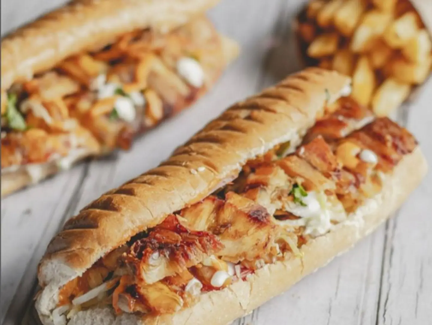 Chicken Shawarma In A Samoli Roll
