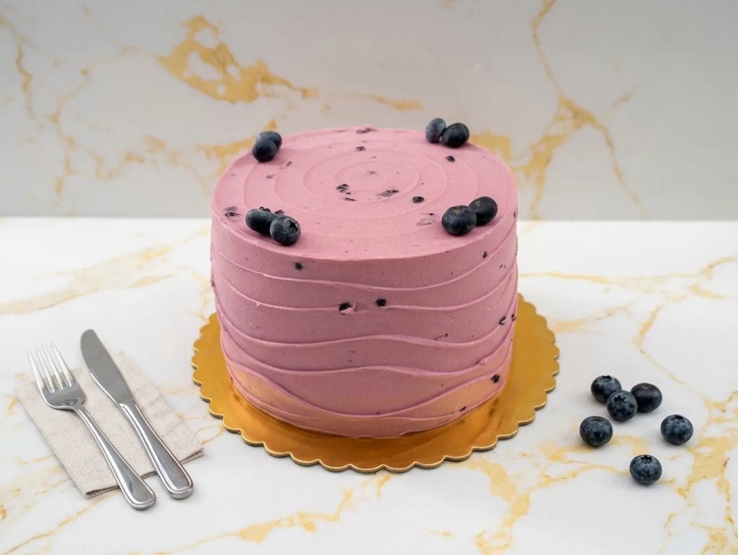 8 Inch Blueberry Cake