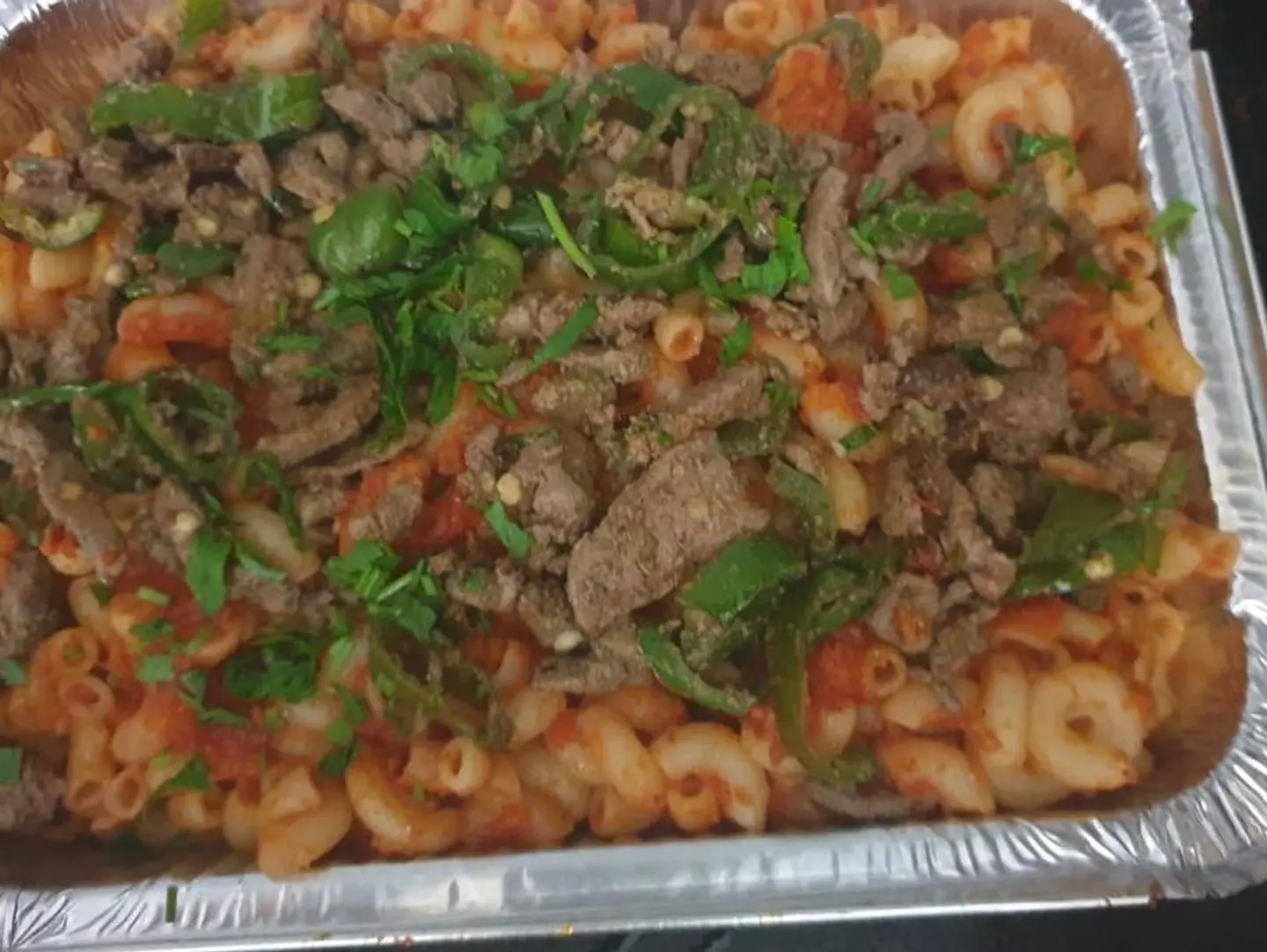 Macaroni Red Sauce - Macaroni With Liver