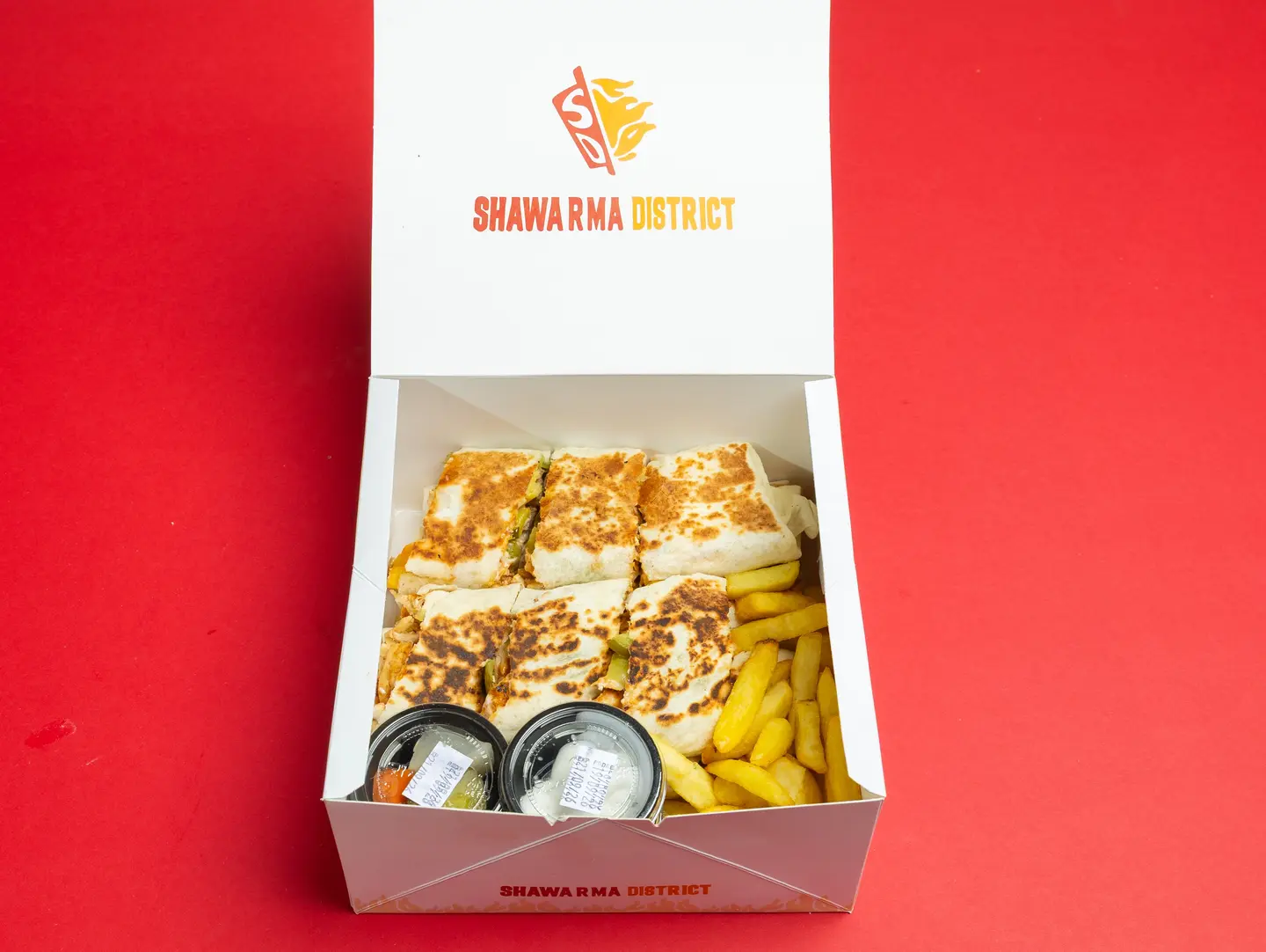 Chicken Shawarma Box - Box 7 Pieces