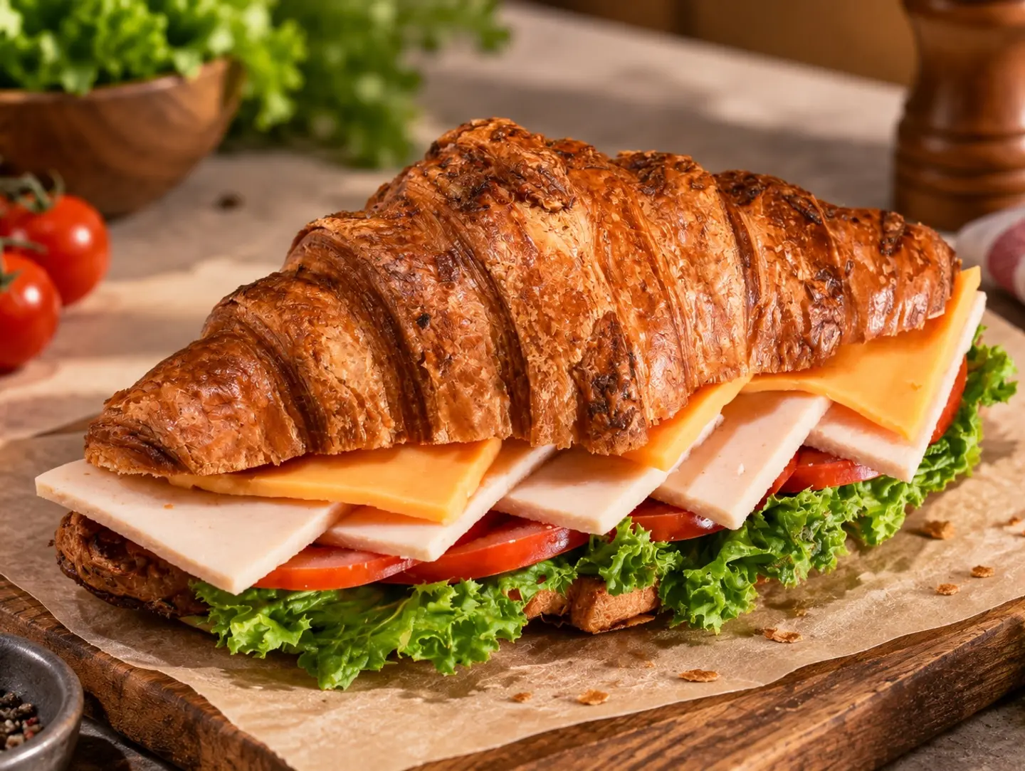 Chicken Mortadella Sandwich
