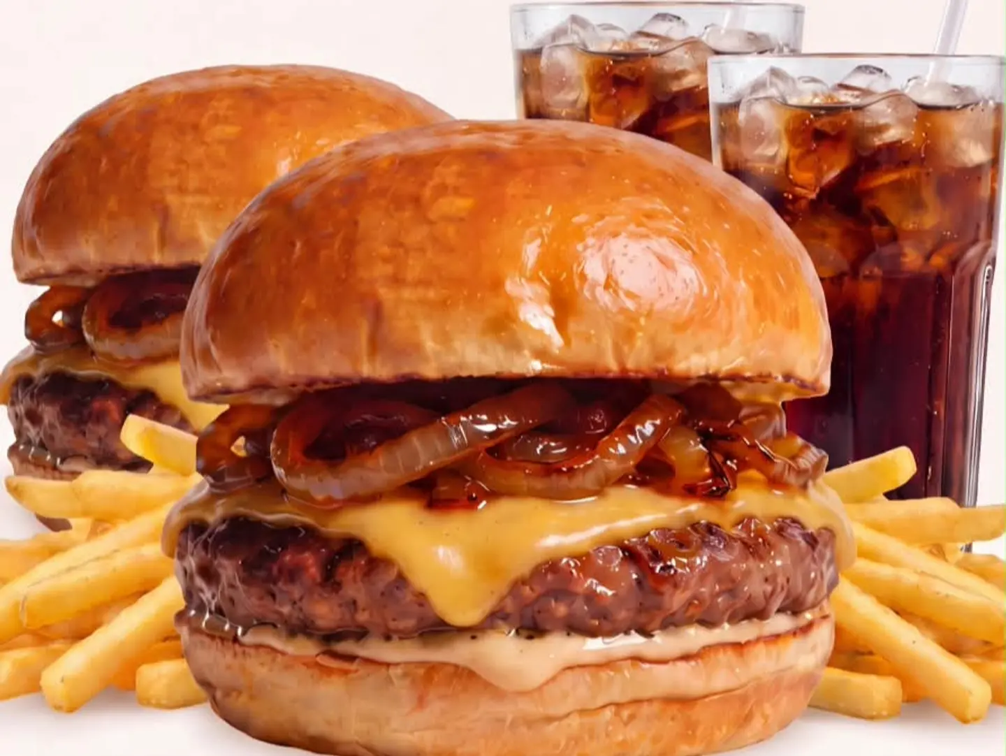 2 Beef Carnival Burger Meals